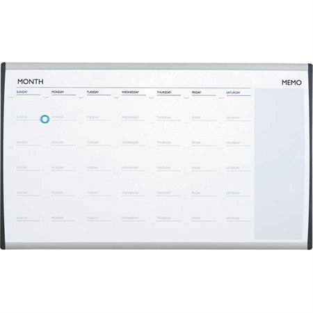 Arc™ Cubicle Board Magnetic dry-erase calendar 30 x 18 in