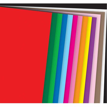 Construction Paper 9 x 12 in. assorted colours