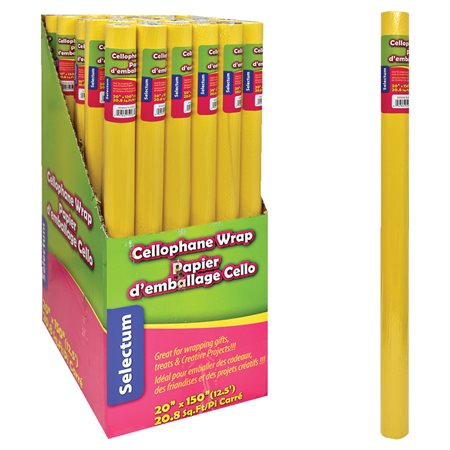 Cellophane Paper Roll yellow