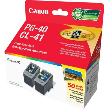 PG-40 / CL-41 Ink Jet Cartridge Twin Pack