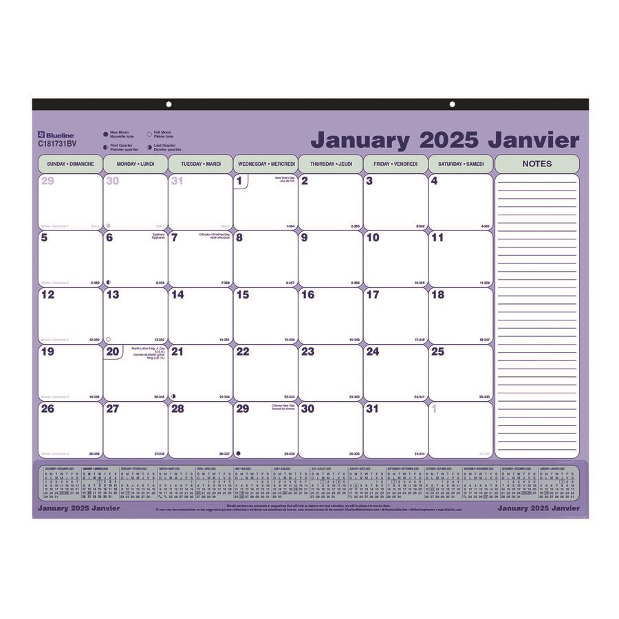 Monthly Desk Pad Calendar 2023