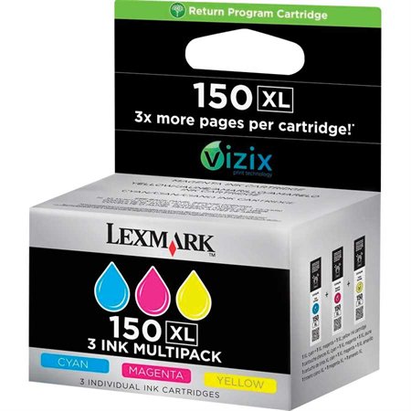 150 XL Ink Jet Cartridge Tri Pack