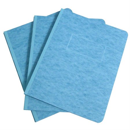 Presstex® Reinforced Report Cover Side binding, 11 x 8-1 / 2" blue