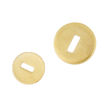 Brass Washers for Brass-Plated Paper Fasteners Westcott No. 2 - fits 1-1 / 4 to 4 in