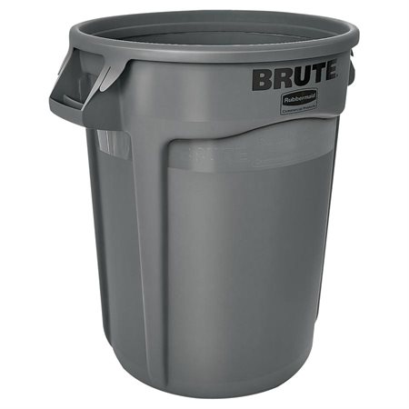 Brute® Round Waste Container Container grey