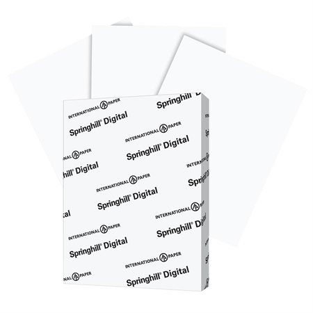 Papier couverture Springhill® Digital 110 lb format légal, blanc