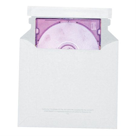 Conformer® Light-Duty Mailers White - package of 10 6-5 / 8 x 7-1 / 4 in.