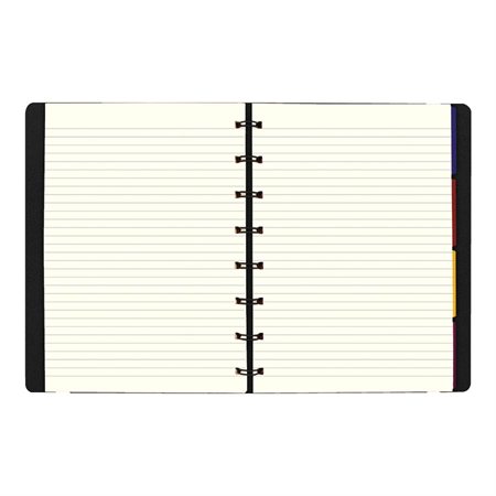 Filofax® Refillable Notebook Desk size, 9-1 / 4 x 7-1 / 4" black