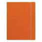 Filofax® Refillable Notebook Desk size, 9-1 / 4 x 7-1 / 4" orange