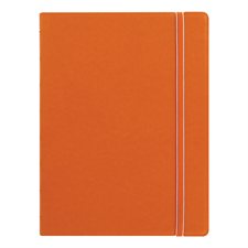 Filofax® Refillable Notebook Desk size, 9-1/4 x 7-1/4" orange