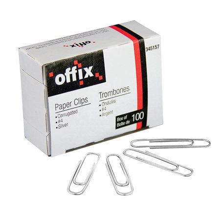 Trombones Offix® #4 (1-7 / 8") ondulés