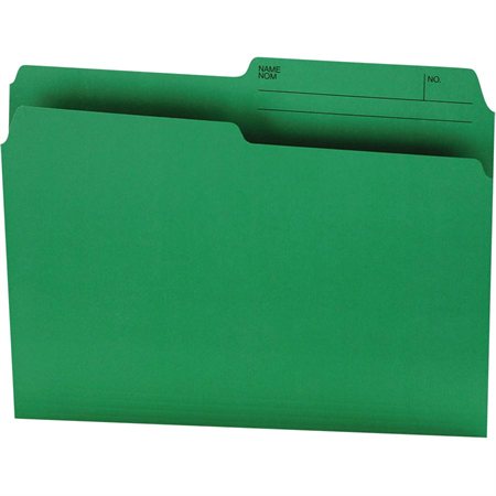 Chemises couleurs réversibles Offix® Format lettre vert