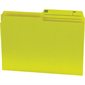 Offix® Reversible Coloured File Folders Letter size yellow