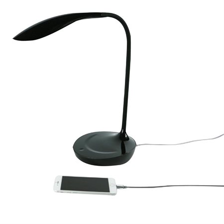 Lampe de bureau DEL Luna noir