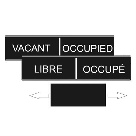 Occupied / Vacant Wall Sign 2" x 8"