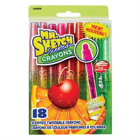 Mr. Sketch Scented™ Twistable Crayons pkg 18