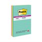 Post-it® Super Sticky Notes - Supernova Neons Collection 4 x 6 in., lined 90-sheet pad (pkg 3)