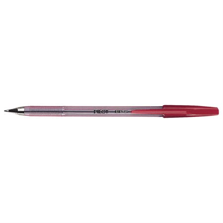BPS Ballpoint Pens Medium point red
