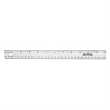 Transparent Rigid Plastic Ruler 300 mm metric/ 12"