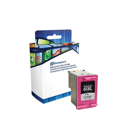 Remanufactured High Yield Ink Jet Cartridge (Alternative to HP 61XL) colour