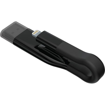 Clé USB à mémoire flash iCobra pour iPhone Noir 32 Go
