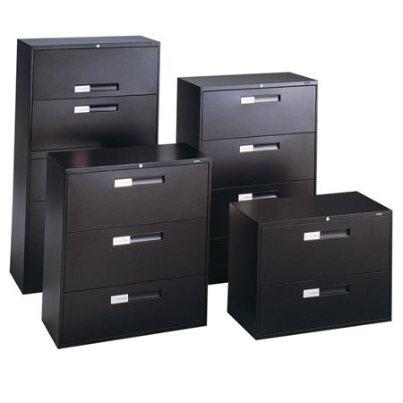 Classeurs latéraux Fileworks® 9300 3 tiroirs noir