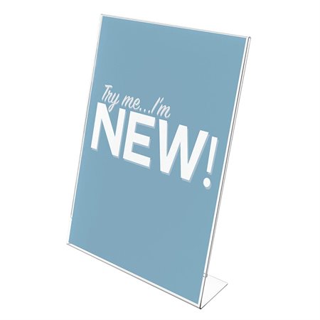 Classic Image® Slanted Sign Holder Portrait 8-1 / 2 x 11 in.