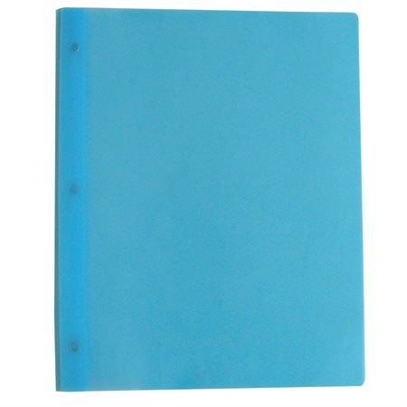 Poly Tang Report Cover With Three Fasteners light blue