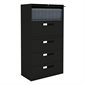 Fileworks® 9300 Lateral Filing Cabinets 5 drawers black