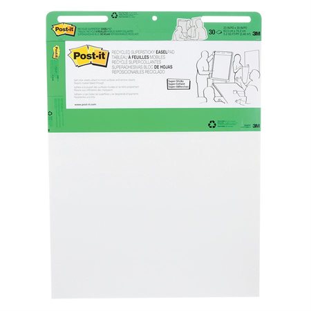 Recycled Post-it® Super Sticky Easel Pad pkg 2