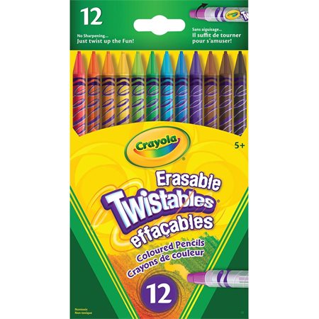 Crayons de couleur effaçables Twistable®