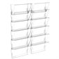 Wall Files Set of 6 files, legal size. clear