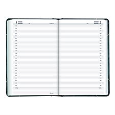 Daily Diary (2024) Green cover, 30-minute schedule English
