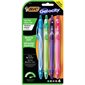 Gel-Ocity™ Retractable Rollerball Pen Package of 4 assorted fashion colours