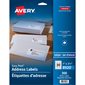 Easy Peel® White Rectangle Labels Package of 10 sheets 2-5 / 8 x 1" (300)