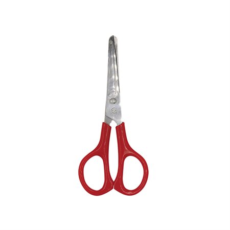 School scissors rounded tips, 6" red