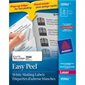 Étiquettes rectangulaires blanches Easy Peel® Boîte de 250 feuilles 4 x 1-1 / 3"  (3500)