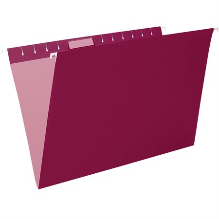 Hanging File Folders Legal size burgundy