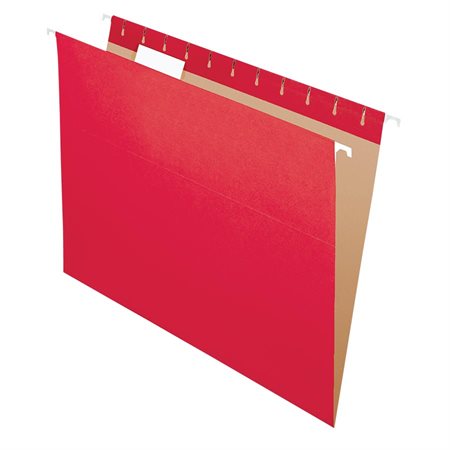 Dossiers suspendus Format lettre rouge