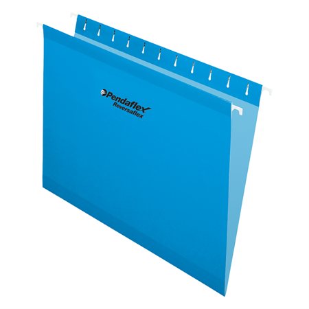 Reversaflex® Hanging File Folders Letter size blue