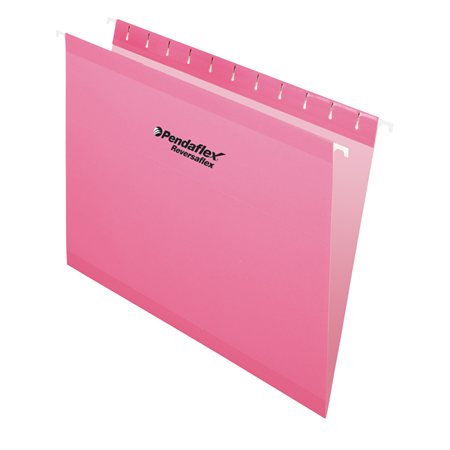 Reversaflex® Hanging File Folders Letter size pink