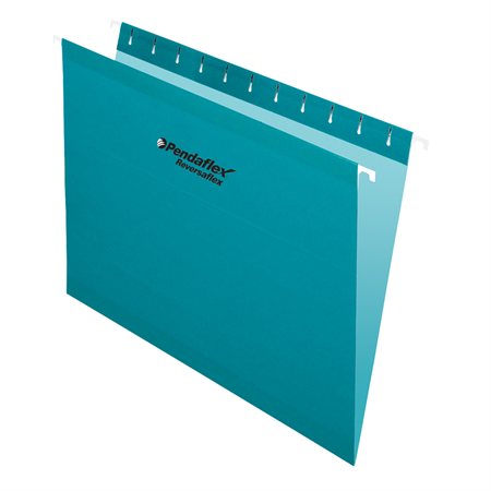 Reversaflex® Hanging File Folders Letter size teal
