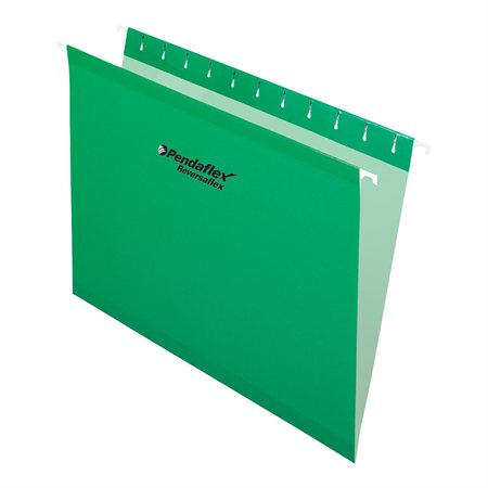 Reversaflex® Hanging File Folders Letter size light green
