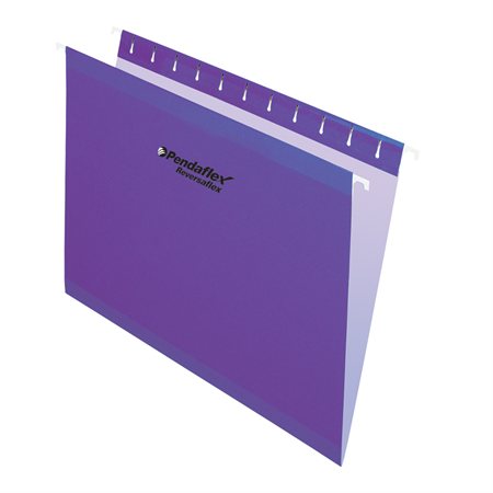 Reversaflex® Hanging File Folders Letter size purple