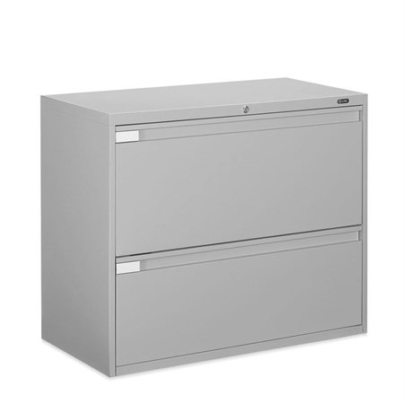 Fileworks® 9300 Plus Lateral Filing Cabinets 2 drawers grey