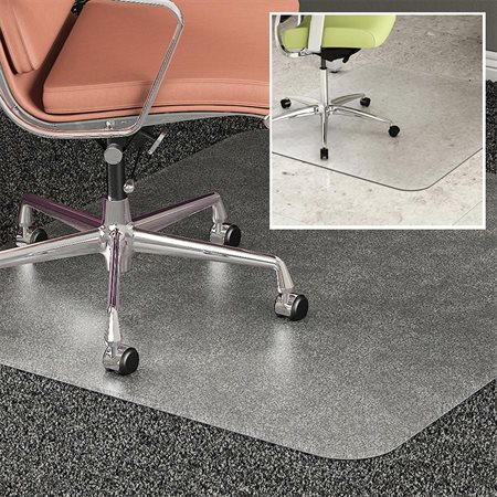 DuoMat® Chair Mat With lip 25 x 12" 45 x 53"