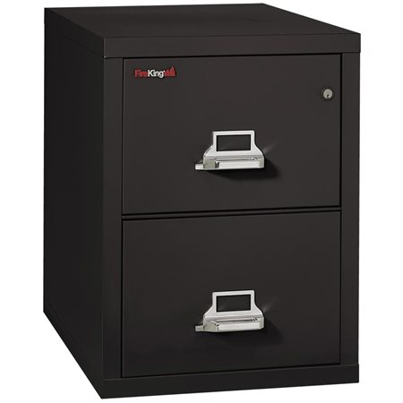 Fireproof Vertical File 2 drawers. 27-3 / 4 in. H. black