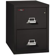 Fireproof Vertical File 2 drawers. 27-3/4 in. H. black