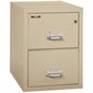 25® Series Fireproof Vertical File 2 drawers. 27-3 / 4 in. H. parchment