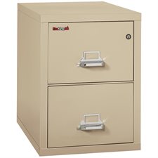 Fireproof Vertical File 2 drawers. 27-3/4 in. H. parchment